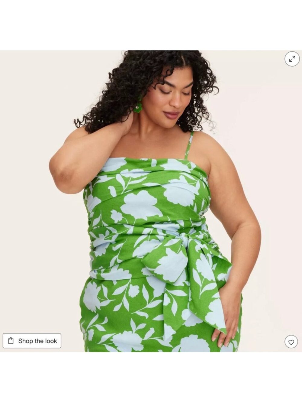 Target x Kate Spade Rose Ruched
Linen Tank Top